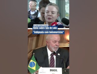 Gleisi minimiza fala de Lula e diz que gestos valem mais do que palavras