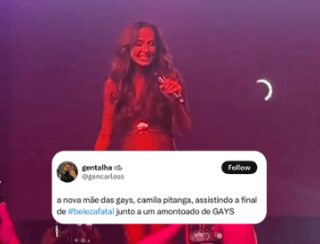 Camila Pitanga assiste ao último capítulo de 'Beleza Fatal' com fãs em balada LGBTQIA+