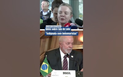 Gleisi minimiza fala de Lula e diz que gestos valem mais do que palavras