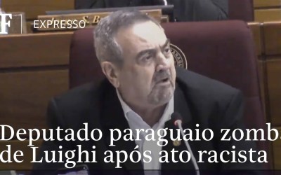 Deputado paraguaio zomba de Luighi por chorar após ato racista; veja vídeo