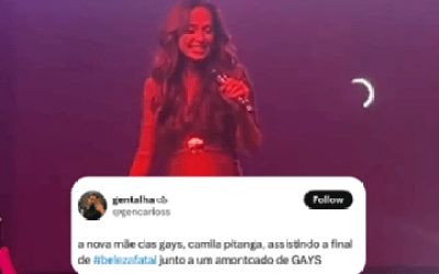 Camila Pitanga assiste ao último capítulo de 'Beleza Fatal' com fãs em balada LGBTQIA+